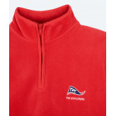 Grizzly - Polaire homme 1/2 zip YKK - Rouge