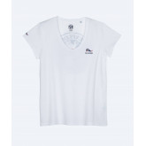 Pinda - Tee-shirt coton biologique Femme manches courtes - Blanc